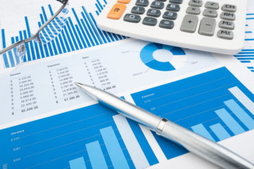 Financial charts and graphs