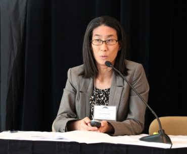 Cynthia Aoki, an associate lawyer with McLennan Ross LLP, panelist at The ARC Group Annual Seminar