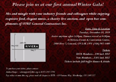 IBTR Winter Gala Invitation