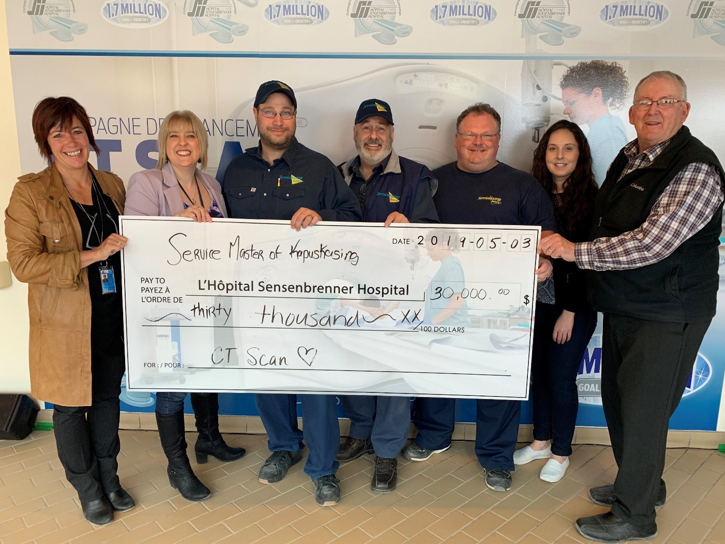 ServiceMaster Restore of Kapuskasing Supports Hospital Fundraiser