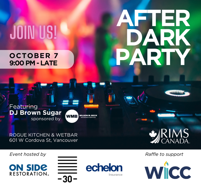 RIMS Canada Conference After Dark Party Monday, October 7th, 2024