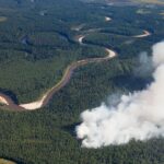 Wildfire in Peace River, B.C., quadruples in size after evacuation order