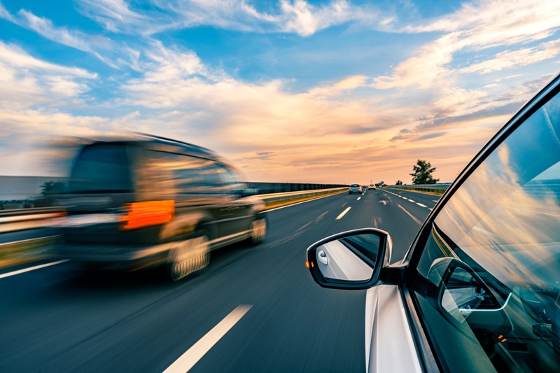 Driving on the highway