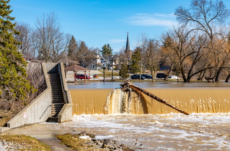 File photo of flooding in Ontario from a previous spring season