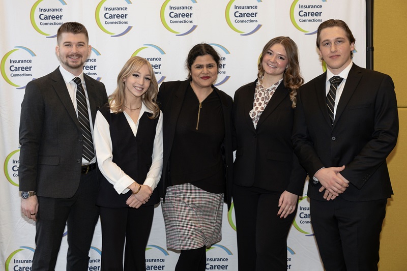 Fanshawe College team members for 2026 NextGen Risk case competition