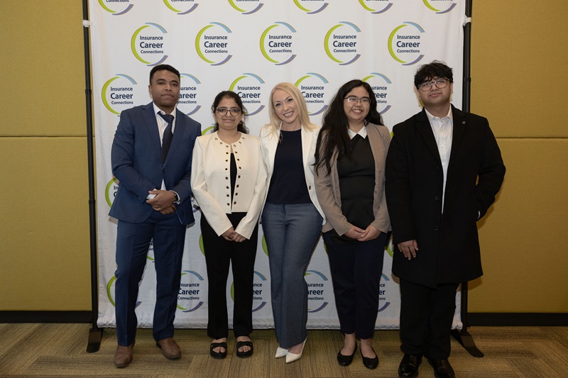 University of Lethbridge team members participating in the 2026 NextGen Risk case competition